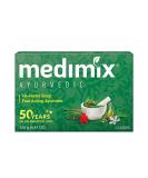 Herbal Handmade Ayurvedic 18 Herb Soap for Healthy Clear Skin - 125g | Organic Natural Skincare - Buy Online on GoSupps.com