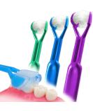 3-PK :: DenTrust 3-Sided Toothbrush :: Easily Brush Better :: Clinically Proven Results :: Fast  Easy & More Effective for The Whole Family :: Adults  Children  Special Needs  Autism :: - Buy Online on GoSupps.com