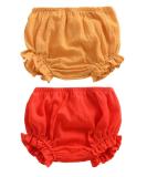 AYIYO Unisex Toddler Diaper Cover - Linen Bloomer Shorts 2Pcs, 2-3 Years, Yellow & Red - Buy Online on GoSupps.com