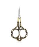 EBANKU Vintage Stainless Steel Manicure Scissors for Precision Beauty Grooming - Bronze - Buy Online on GoSupps.com