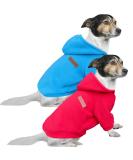 Hualisiji Big Dog Hoodie - Lightweight & Warm Sweatshirt | Soft Texture Easy Wear (3XL Red & Blue 2PCs) - International Shipping Available - Buy Online on GoSupps.com