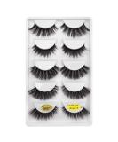 Shop Premium 5 Pairs Imitation Mink Hair False Eyelashes Curly & Reusable Styles for Stunning Looks - Buy Online on GoSupps.com