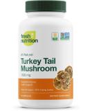 Organic Turkey Tail Mushrooms   Strongest DNA Verified for Potency - Immune System Booster   High in Beta Glucans   Turkey Tail Mushroom Supplements   NON GMO  Vegan Friendly  Gluten Free - Buy Online on GoSupps.com