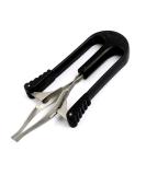 DDP Automatic Tweezer Slant Tip with Plastic Handle - Black - Buy Online on GoSupps.com