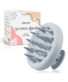 Serker Scalp Massage Brush - Silicone Shampoo Brush for Hair Growth Dandruff Reduction & Head Massage (Gray) - Best for Wet & Dry Use - Buy Online on GoSupps.com