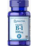 Nature's Bounty Vitamin B-1 100mg | 100 Tablets | Puritan's Pride - Buy Online on GoSupps.com