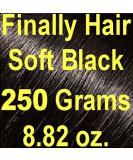 Finally Hair Fiber Refill 250g 8.82oz for Hair Loss Concealing (Soft Black) - Finally Hair - Buy Online on GoSupps.com
