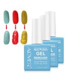 Gel Nail Polish Remover 3 Pack - Professional Soak-Off for Easy Use | International Shipping - Buy Online on GoSupps.com
