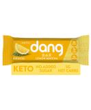 Dang Keto Bar | Lemon Matcha | 12 Pack | Keto Certified Vegan Snack | Low Carb, Low Sugar, Gluten Free, Non GMO | 5g Net Carbs, 9g Protein | Plant Based Energy Bar | Pack of 12 - Buy Online on GoSupps.com