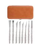 Stainless Steel Foot File Set for Dead Skin Removal - 8pcs Pedicure Tool for Callus Shaving, Women & Men Foot Care - Buy Online on GoSupps.com