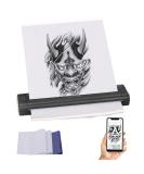 YTATTOO Cordless Tattoo Stencil Printer 2023 - Rechargeable Transfer Machine with 15 Transfer Papers - Compatible with iOS Phone/Pc - Black - Buy Online on GoSupps.com