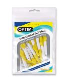 OPTIM interdental brushes pack of 25 yellow 0.7mm size 4 - Buy Online on GoSupps.com