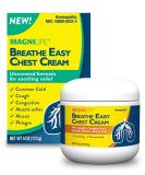 MagniLife Breathe Easy Chest Cream - Natural Chest Rub for Coughing, Congestion & Aches - 4oz - Buy Online on GoSupps.com