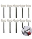 Luckycivia 10 Pcs Stainless Steel Toothpaste Tube Squeezers - Metal Dispenser for Bathroom - Buy Online on GoSupps.com