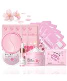 Sakura Skin Care Set | 10-Piece Women's Gift Set with Cream Serum Eye & Lip Masks | Perfect Skin Care Routine Kit - Buy Online on GoSupps.com