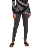 Motherhood Maternity Indigo Blue Stretch Secret Fit Belly Ankle Denim Jegging Jeans - Grey Wash | Women's Maternity Clothing - Buy Online on GoSupps.com