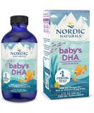 Nordic Naturals Baby's DHA 4oz - Omega-3 + Vitamin D3 for Brain, Vision & Nervous System - Non-GMO - 24 Servings - Buy Online on GoSupps.com