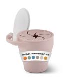 Delicate Pink Snack Cup - Practical Snack Storage with Lid for On-the-Go | International Shipping Available - Buy Online on GoSupps.com
