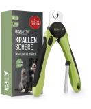 Reavet Claw Scissors for Dogs & Cats - Stainless Steel Nail Clippers with Claw File & Distance Holder for Pet Nail Care - Buy Online on GoSupps.com