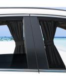 2Pcs Car Side Window Sunshades - Adjustable Privacy Curtains for UV Rays Block, Breastfeeding, Sleeping, Changing, Camping - Buy Online on GoSupps.com