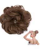 SEGO Curly Bun Hairpiece | Ash Brown Hair Tie Extension for Messy Updos #10 - International Shipping - Buy Online on GoSupps.com