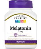 21st Century Melatonin 3 mg 90 Tablets - Buy Online on GoSupps.com
