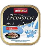 Animonda Milkies Adult Cat Food - Beef in Milk Sauce Wet Food for Cats 100g (32 Pack) | Premium Quality - Buy Online on GoSupps.com