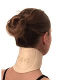 Self-Heating Neck Support Brace with Magnets for Natural Healing - Beige | Relieve Chronic Pain and Headaches - Buy Online on GoSupps.com