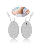Buy Atomus Natural Pumice Stone - 2 PCs for Effective Feet & Hands Care | Remove Hard Skin & Dead Skin - Large Round Foot Scrub - Buy Online on GoSupps.com