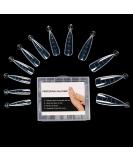 BNG Dual Nail Forms 120 Pcs Stiletto Gel Builder - Professional Salon Quality Full Cover Acrylic & Polymer Nails Extension Mold - Buy Online on GoSupps.com