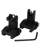 OZARK ARMAMENT Flip Up Backup Iron Sights - Rapid Transition Battle Sights Set for Picatinny and Weaver Rails - Buy Online on GoSupps.com