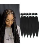 Pre-stretched Braiding Hair 26 inch 6 Packs Professional Synthetic Fiber Crochet EZ Braids Yaki Texture Braiding Hair Extensions 26 Inch (Pack of 6) 1B - Buy Online on GoSupps.com