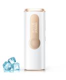AMOTAOS IPL Laser Hair Removal Device - At-Home Ice-Cooling Safe Epilator for Women & Men | Effective Hair Removal for Face Armpits Arms Bikini Line Legs Whole Body - White-Gold - Buy Online on GoSupps.com