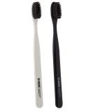 Kent Charcoal Toothbrush Set - Ultra Soft Bristles for Adults and Children - Teeth Whitening Brush - 4 Pack - Buy Online on GoSupps.com
