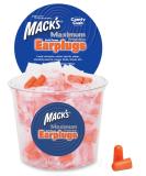 Mack's Maximum Protection Foam Earplugs - 100 Pair Tub 33 dB NRR | Comfortable for Sleeping Snoring & Concerts - Made in USA - Buy Online on GoSupps.com