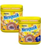 Milkshake Powder Bundle With Nesquik Choco Caramel Flavour Milkshake Mix 500g (2 Pack) - Buy Online on GoSupps.com