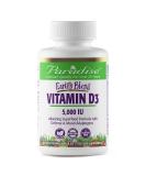 Paradise Herbs Earths Blend Vitamin D3 5000 IU 90 Vegetarian Capsules - Buy Online on GoSupps.com