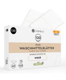 Cosmeau Sustainable Detergent Leaves for White Laundry - Fresh Spring 120 Washes (60 Leaves) - Plastic-Free Travel Solution - Buy Online on GoSupps.com