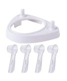 Lazyme Electric Toothbrush Holder Charger with 4 Dust-Proof Covers for Oral-B Toothbrush Heads - Buy Online on GoSupps.com