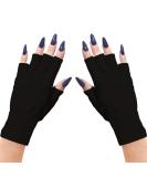 ManiGlovz UPF 50+ UV/LED Protective Gloves for Gel Manicures - Black Magic - Buy Online on GoSupps.com