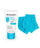 AmLactin Foot Repair Cream & Moisturizing Heel Socks - Ultimate Foot Therapy (3 oz - Buy Online on GoSupps.com