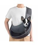 Pet Sling Carrier Bag Dog Cat Hand-Free Sling Carrier Shoulder Bag Breathable Mesh Pet Puppy Travel Bag Handbag Adjustable Shoulder Strap Pet Tote Bag For Small Dog Cat Puppy Outdoor Walking Travel Grey - Buy Online on GoSupps.com