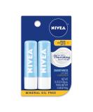 NIVEA Smoothness Lip Balm Dual Pack - Hydrating Lip Care for Soft and Smooth Lips - Buy Online on GoSupps.com