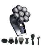 Shop 8D Multifunctional Bald Head Shaver for Men - 6 in 1 Electric Razor with LED Display | International Shipping Available - Buy Online on GoSupps.com