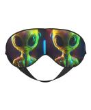 Alien Planet Print Eye Mask | Adjustable Blackout Sleeping Mask for Men & Women | Sleep Aid & Eye Care - Buy Online on GoSupps.com