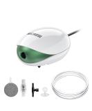 Nicrew Ultra-Quiet Aquarium Air Pump (Up to 100L) - Adjustable Flow 35 dB Includes Hose & Check Valve Energy-Efficient 1.7W - Buy Online on GoSupps.com