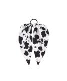 cow print Hair headband Rabbit Bunny Ear Bow Bowknot Scrunchie Ponytail Scarf Scrunchies for Women Girls - Buy Online on GoSupps.com