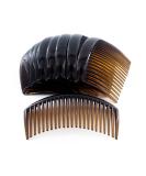 Yeshan 3.2 Plastic Hair Side Comb With Teeth Comb HairPin Clip for womenBrown (12pcs) No2(Mixed 12 pcs) - Buy Online on GoSupps.com
