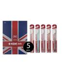 Buy KENT CRYSTAL DUAL Soft Firm Toothbrush Set for Sensitive Teeth - Ergonomic Design Deep Cleaning 7 Pieces 5 Colors - International Shipping Available - Buy Online on GoSupps.com