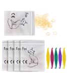 Jaw-friendly elastic rubber bands and placemakers 500 tooth rubber traction straps 5 pieces of elastic placement for braces (0.6 cm fox) - Buy Online on GoSupps.com